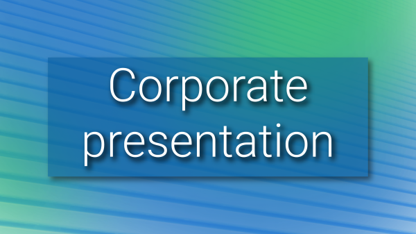 Corporate presentation